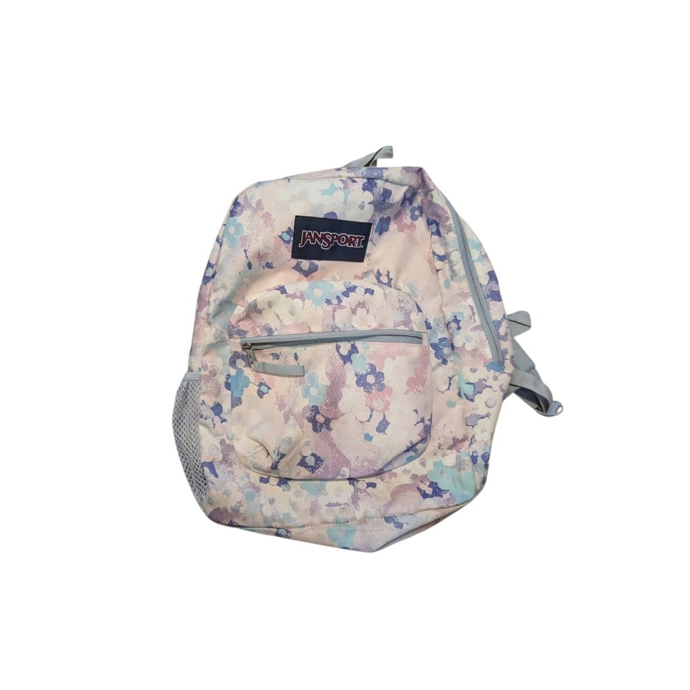 JanSport Cross Town Backpack ~ Mystic Floral w/H20 Pocket
